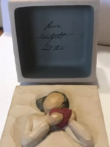 Caja de baratijas Demdaco Willow Tree “From the Heart” 2003 Susan Lordi Love Heart Box - Imagen 1 de 9