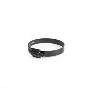 Abrazadera furtiva de 3,50"" 2,75"" - 3,625"" NEGRA acero inoxidable engranaje de gusano de alta resistencia - Imagen 1 de 4
