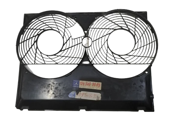 Mercedes-Benz W124 E300D 1995 condensador doble ventilador cubierta del motor OEM Foto 1 de 1