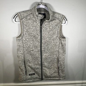 Simply Southern Vest Womens Size Small Oatmeal Color Full Zip Sleeveless EUC - Picture 1 of 6