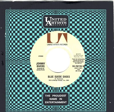 Johnny Rivers:   Blue Suede Shoes / Stories To A Child - 45 RPM 4417 - Image 1 of 3