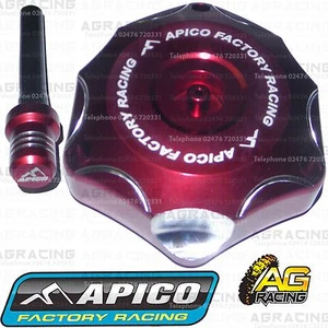 Tubo respirador de tapa de combustible de aleación roja Apico para Honda CR 125 1996-2008 MotoX Enduro - Imagen 1 de 1