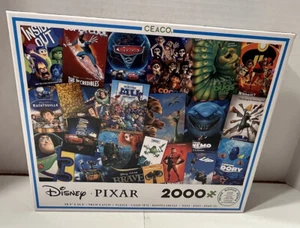 "Rompecabezas carteles de películas Ceaco Disney/Pixar 2000 piezas 38,5"" X 26,5"" 12+" - Imagen 1 de 7