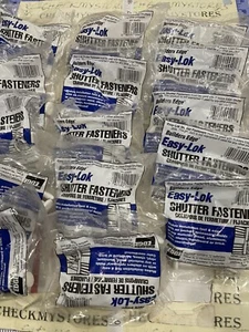 20X(12 Pack) Builders Edge 3 in. Vinyl Shutter Fastener ,White ,Made In USA - Picture 1 of 9