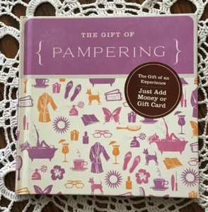 THE GIFT OF PAMPERING Book w/Money or Gift Card Holder HB Caregiver Friend Nurse - Picture 1 of 4