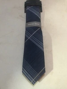 Geoffrey Beene Men’s Navy Striped Tie(A-TIE-11) - Picture 1 of 4