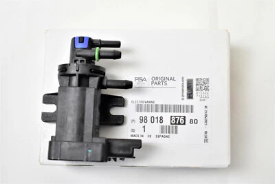 Turbo pressure solenoid valve Citroen Peugeot 1.6 2.0 HDI 9801887680 Genuine - Image 1 of 3