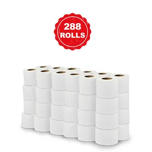 36,72,144,288 2Ply Toilet Rolls Quilted Embossed Paper Luxury Tissue Roll Bulk - Picture 1 of 10