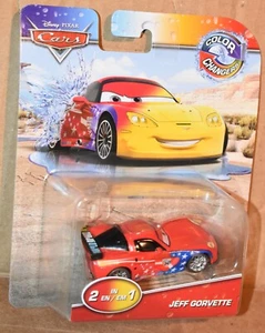 DISNEY PIXAR CARS COLOR CHANGERS JEFF GORVETTE NEW - Picture 1 of 5