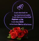Mothers Day Gift For Mom Him Her Wife Woman Girlfriend LED Light Heart Birthday