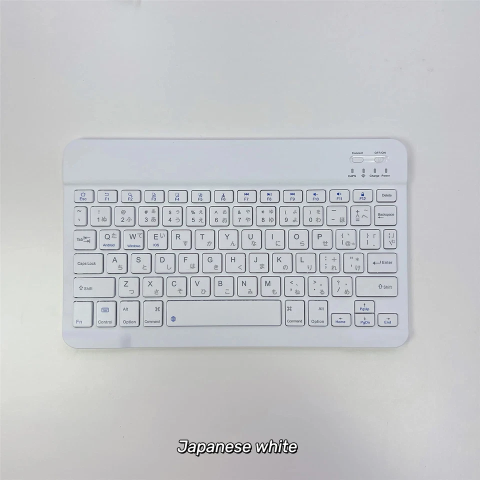 Japanese Language Ultra-Thin Bluetooth Keyboard Rechargeable Silent Multi-Device - Image 1 of 4