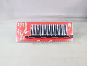 Milwaukee 48-22-9505 3/8" Antrieb Tiefbrunnen metrisch Steckschlüsselsatz - 10-teilig - Bild 1 von 1
