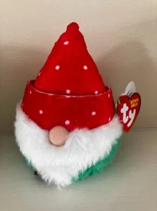 TY BEANIE BALLS TOPSY EL GNOMO NUEVO 2023 NAVIDAD PUFFIES - Imagen 1 de 1