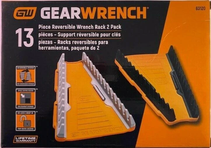 GEARWRENCH 83120 2 Pc. 13 Slot Reversible Wrench Rack - Image 1 of 1