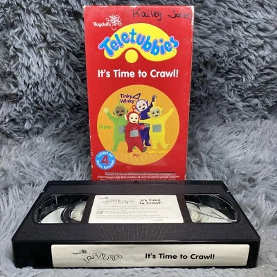 Teletubbies - It’s Time To Crawl VHS Tape 2004 Bonus Video Ragdoll’s Rare Show - Image 1 of 4
