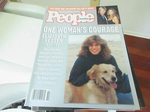Elizabeth Glaser (1947-1994) , AIDS Death , People Magazine ,Dec 19 ,1994 - Picture 1 of 1