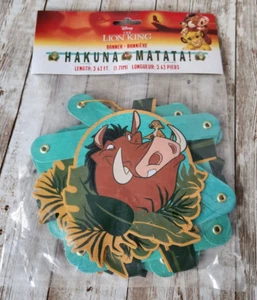Disney Lion King "Hakuna Matata!" Party Banner 5.63ft. - Picture 1 of 2