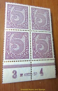 EBS Germany 1920 - Official - Dienstmarke - Michel 33 a - HAN H 4822.20 - Picture 1 of 1