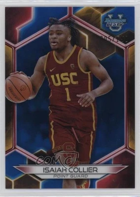 2023-24 Bowman U Best Blue Refractor /150 Isaiah Collier #93 - Image 1 of 2