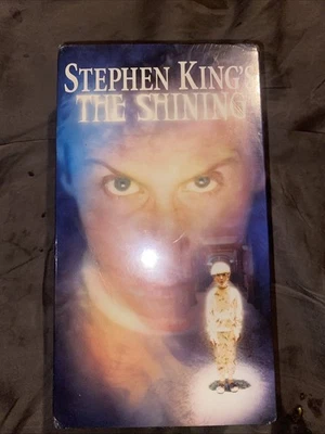 STEPHEN KING "The Shining VHS  2 Tape Set" Warner Bros. NEW Sealed Watermark - Image 1 of 4