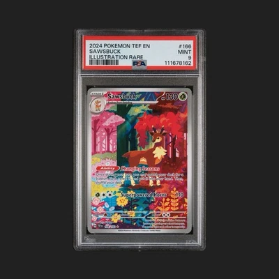 Pokémon TCG Sawsbuck Card 166/162SV05: Temporal Forces PSA 9 - Image 1 of 2