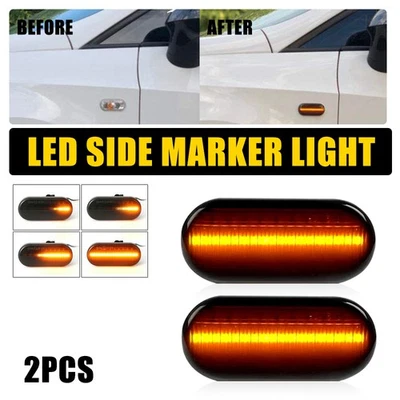 Luz de señalización lateral LED ámbar dinámico para Volkswagen GTI/R32 MK4 2000-2003 Foto 1 de 4