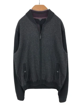 Ted Baker Hombre Algodón Lana Cárdigan Cremallera Jersey Suéter Talla XL - (5) - Imagen 1 de 4