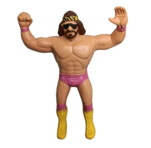 Vintage 1986 Macho Man 4,5" Bendie WWF Titan Sports TOP außer Handgelenk 🫴👀 - Bild 1 von 4