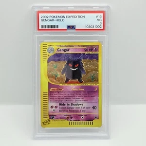 POKEMON KARTE GENGAR HOLO 13/165 - ENG - POKEMON EXPEDITION 2002 - PSA 3 - Bild 1 von 3