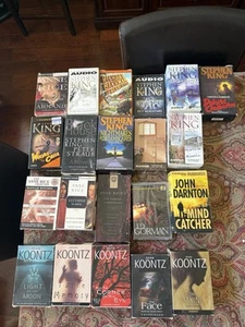 Lot 21- Horror Books on Audio Cassette Audiobooks -Stephen King-Dean Koontz etc - Picture 1 of 8