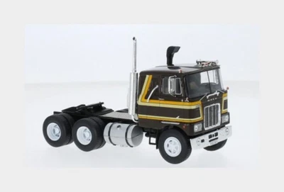1:43 IXO Mack F-Series Tractor Truck 3-Assi 1977 Brown 2 Tone Yellow TR191.22 - Immagine 1 di 2