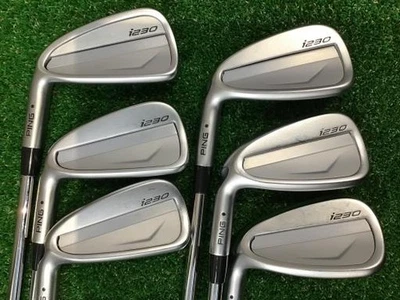Ping i230 lefty Iron Set 5-9,Pw 6pc Flex Stiff AWT 2.0 LITE Steel - Image 1 of 4
