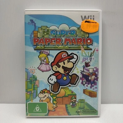 super paper mario - wii Nintendo Wii Complete with Manual Free post - Image 1 of 4