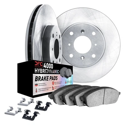 For Saab 9000 1988-1998 DFC Plain Front Brake Kit w 4000 HybriDynamic Brake Pads - Image 1 of 3