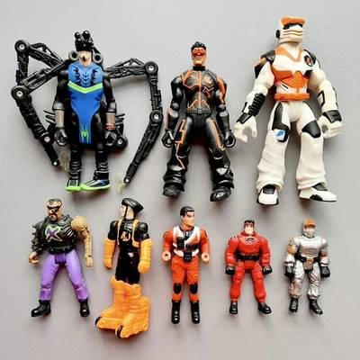 Hasbro Action Man ATOM Figura Pacote Lote de Trabalho Vintage Dr X Vilão Conjunto de Brinquedos Raros - Imagem 1 de 4