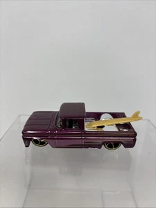 Hot Wheels 2008 First Editions Purple Custom 62 Chevy w/Gold Surfboard - Picture 1 of 11