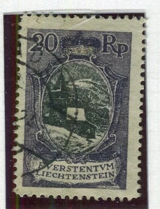 LIECHTENSTEIN; 1921 early Architecture issue fine used 20rp. value - Picture 1 of 1