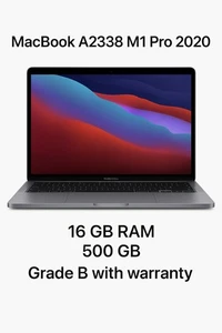 Apple MacBook Pro M1 13.3" 2020, 16GB RAM 500GB SSD -Space Grey Grade B - Picture 1 of 12