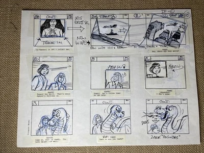 FREEDOM FORCE ANIMACIÓN CEL ART FILMACIÓN AÑOS 70’S STORYBOARD De colección Dibujos animados arte I5 Foto 1 de 4