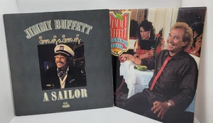 Vtg Jimmy Buffett Vinyl Record Albums/Son Of'Son Of A Sailor/Last Mango In Paris - Picture 1 of 15