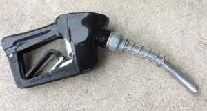 GAS PUMP NOZZLE - HANDLE GASOLINE NOZZLE- GAS STATION -STEAMPUNK MAN CAVE - - Picture 1 of 6