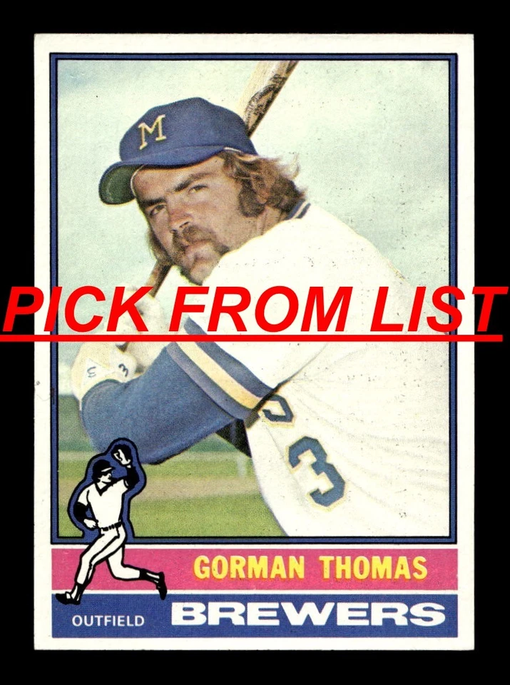 1976 Topps 3-329 EX/EX-MT Pick From List All PICTURED zz1 - Image 1 of 1