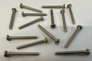 M3.5 X 32mm, 6g X 1 1/4", Pozi Pan, ST/ST (A2), Type 'B', Self Tapping Screws - Picture 1 of 4