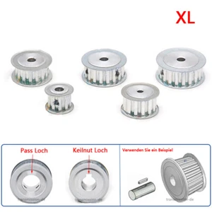 XL 10-40 Zähne Riemenscheibe 10T-40T Zahnrad Pulley für Zahnriemen 10mm Breite - Picture 1 of 5