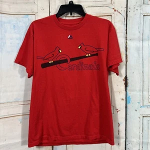 Camiseta Majestic Unisex-Roja Cardenales de San Luis Manga Corta Musial 6 - Imagen 1 de 8