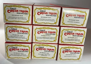 WALTHERS HO Scale 1967A -1967J (no D) GREAT CIRCUS TRAIN KITS LOT of 9 BOXED NIB - Picture 1 of 20