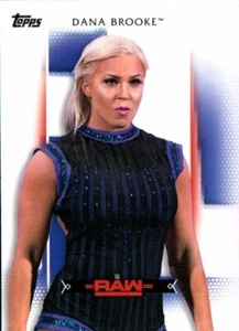 2017 Topps WWE Women's Division Wrestling Card RAW #R-17 Dana Brooke - Picture 1 of 2