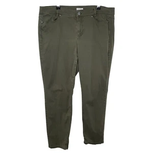 J. Jill Live-In Chino Pants Olive Green, 16 Petite - Picture 1 of 8