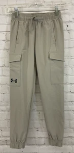 Under Armour 1377360 Boy's Pennant Woven Cargo Pants Khaki YXS Extra Small - Picture 1 of 13