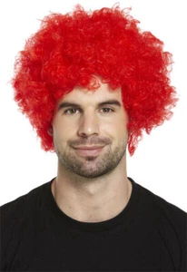 Red Killer Clown Halloween Horror Fancy Dress Wig - Picture 1 of 1